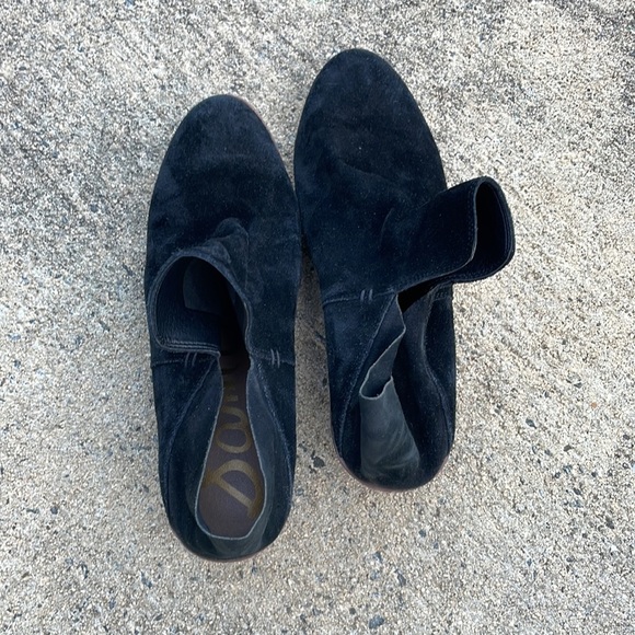 Sam Edelman Black Suede Convertible Prentice Bootie - Picture 5 of 9